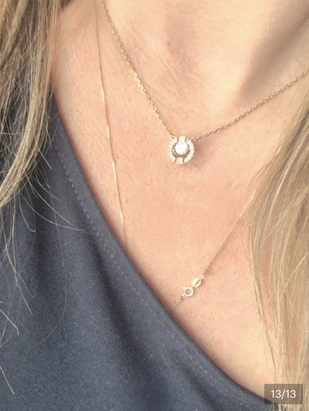Una Swarovski Necklace - Rose Gold - Picture 13 of 16